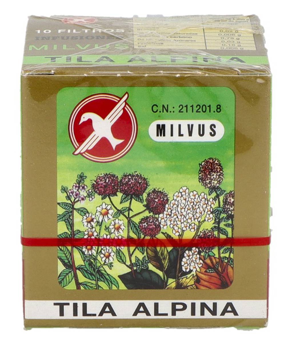 TILA ALPINA SEDANTE MILVUS 10 FILTROS