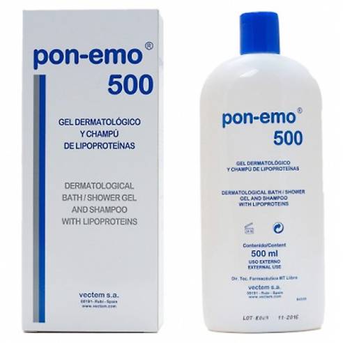 PON-EMO LIPOPROTEICO GEL/CHAMPU 500 ML.
