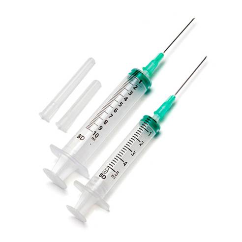 JERINGA CON AGUJA ESTERIL BD EMERALD 100 UNIDADES 10 ml 21 g 1 1/2" (40 mm x 0,8 mm)