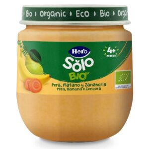 HERO BABY SOLO SOLO PERA PLATANO Y ZANAHORIA 120