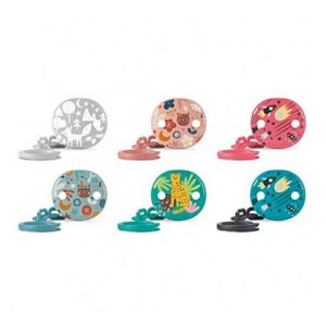 BROCHE CON CADENA SUAVINEX DECORADO