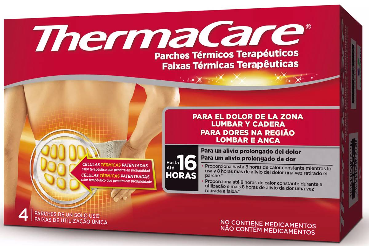 THERMACARE LUMBAR CADERA 4 UDS