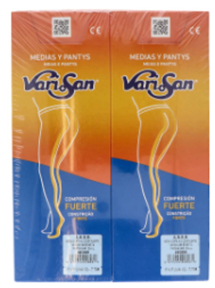 MEDIA CORTA (A-D) COMPRESION FUERTE VARISAN TALLA 3